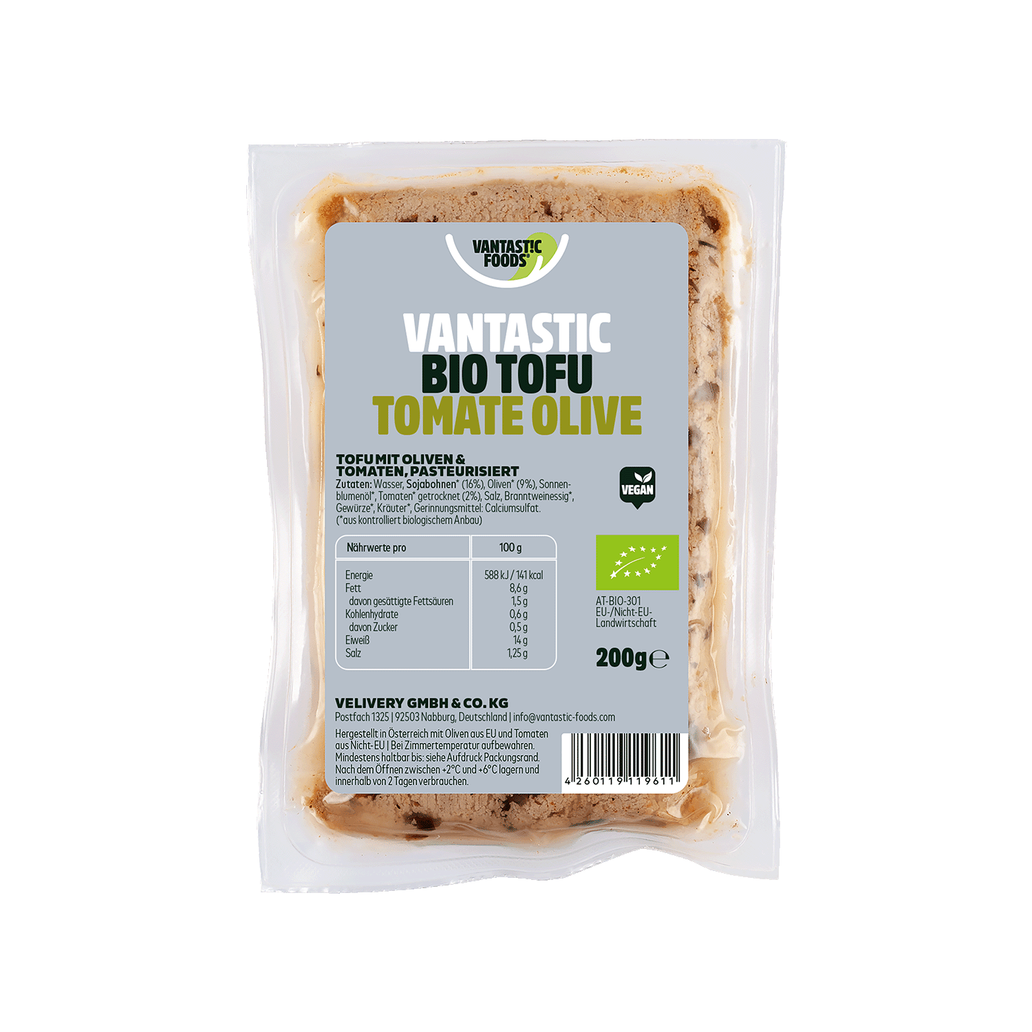 Bio Tofu Tomate-Olive