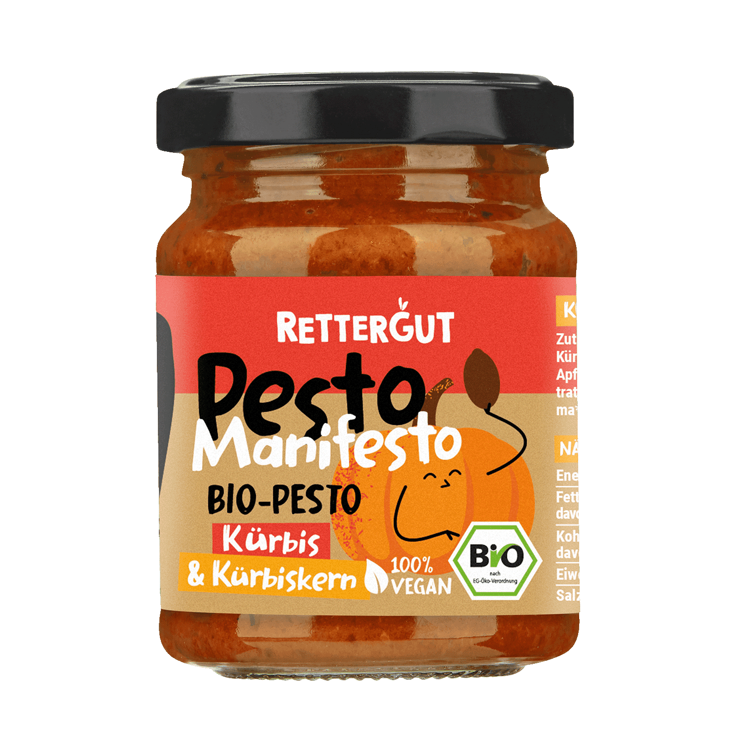 Pesto Kürbis mit Kürbiskern