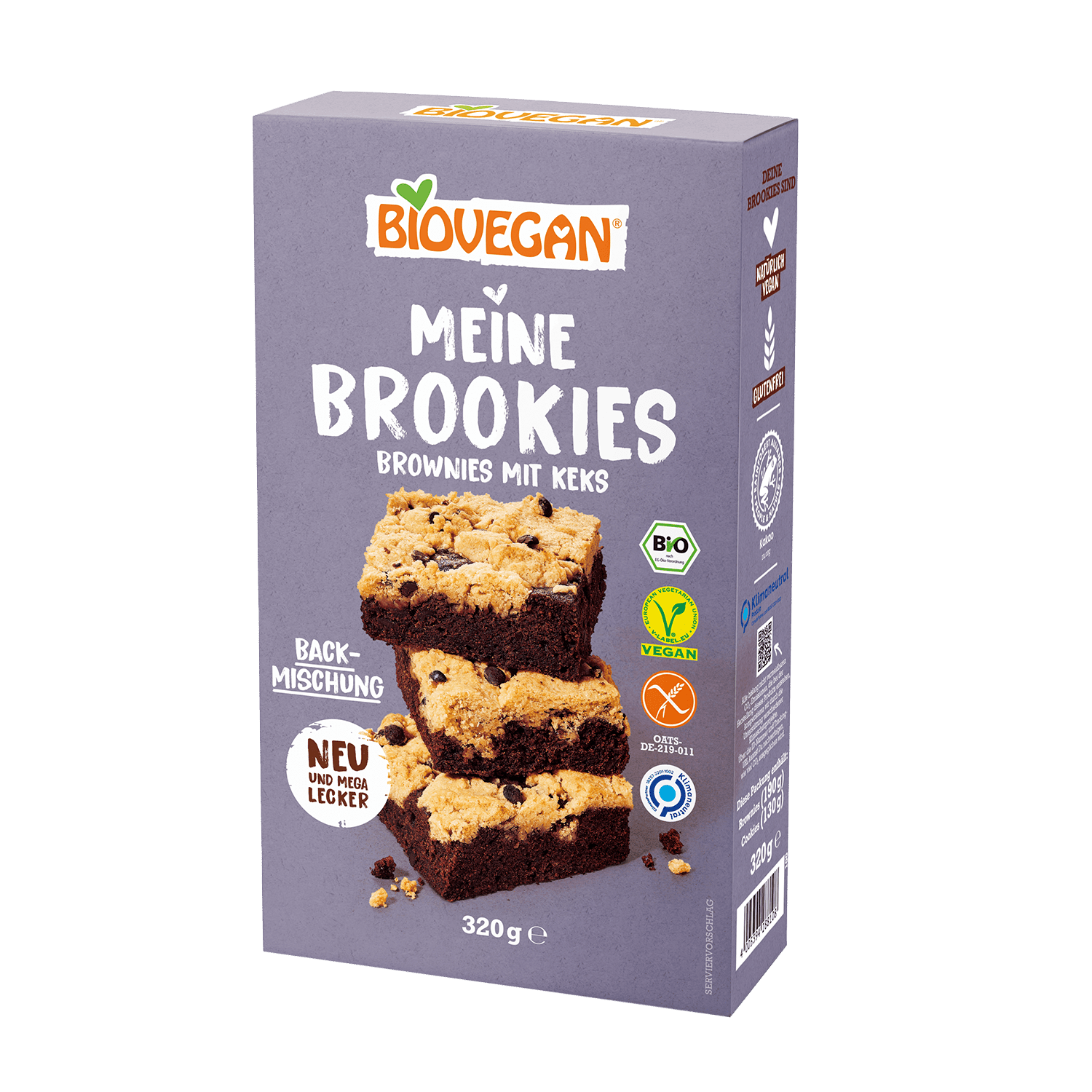 Meine Brookies Brownies mit Keks Backmischung