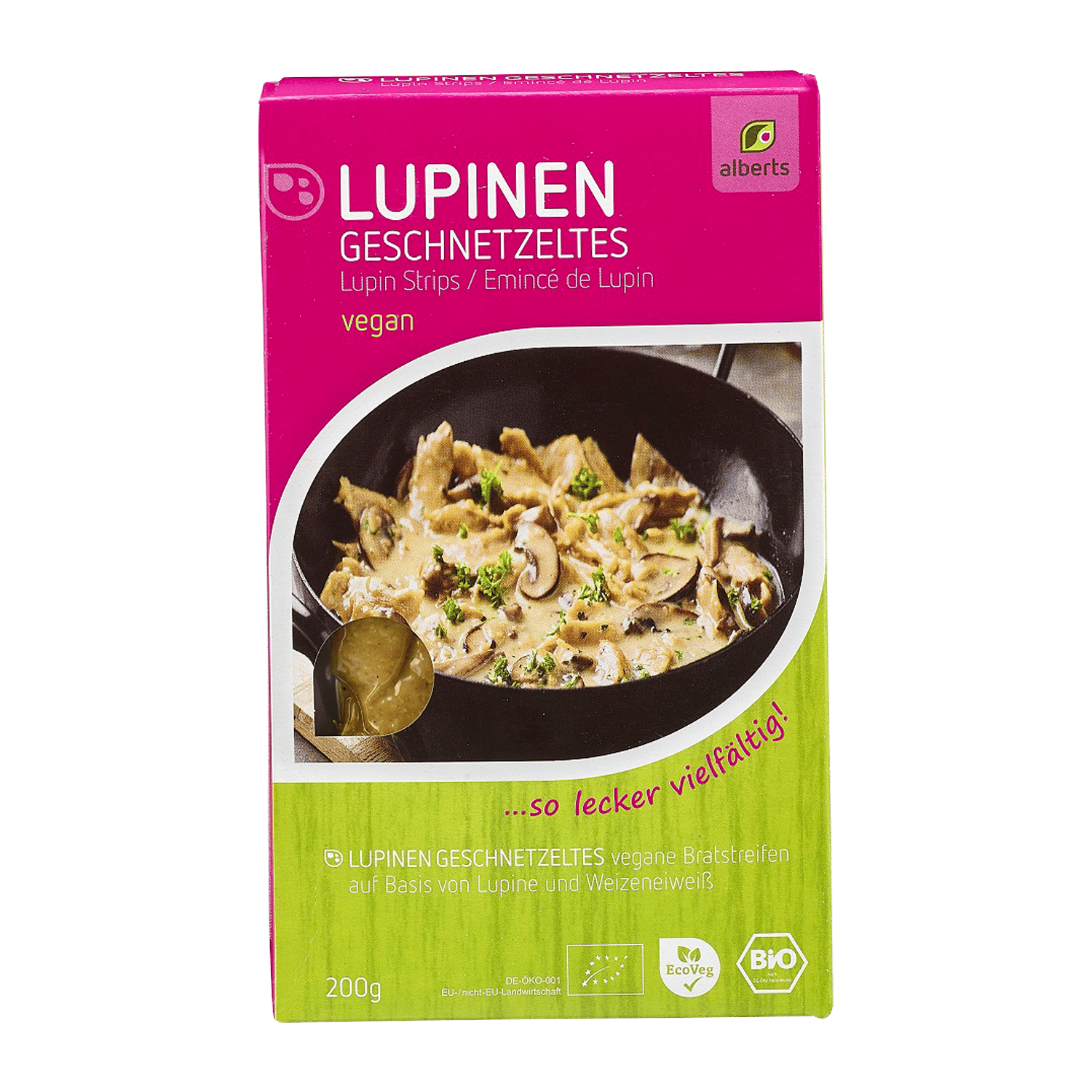 Lupinen-Geschnetzeltes