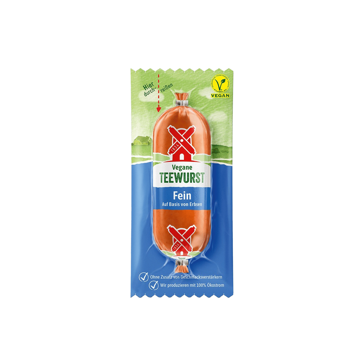 Vegane Teewurst, fein