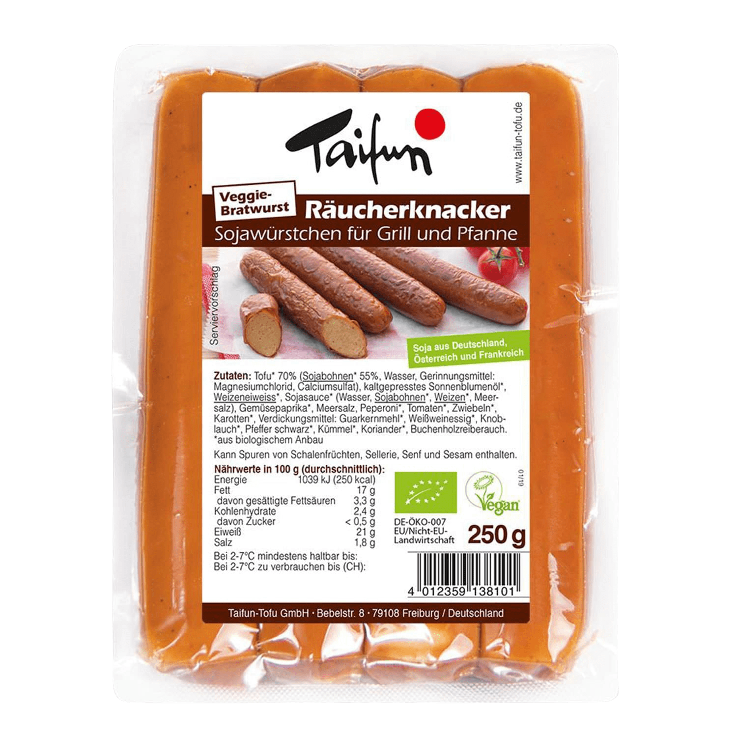 Veggie-Bratwurst Räucherknacker
