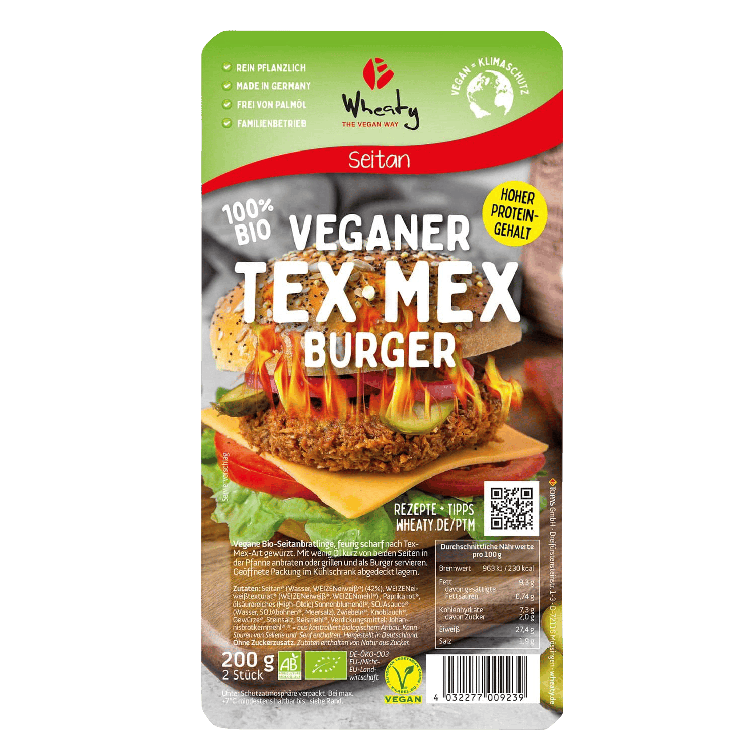 Veganer Tex-Mex Burger