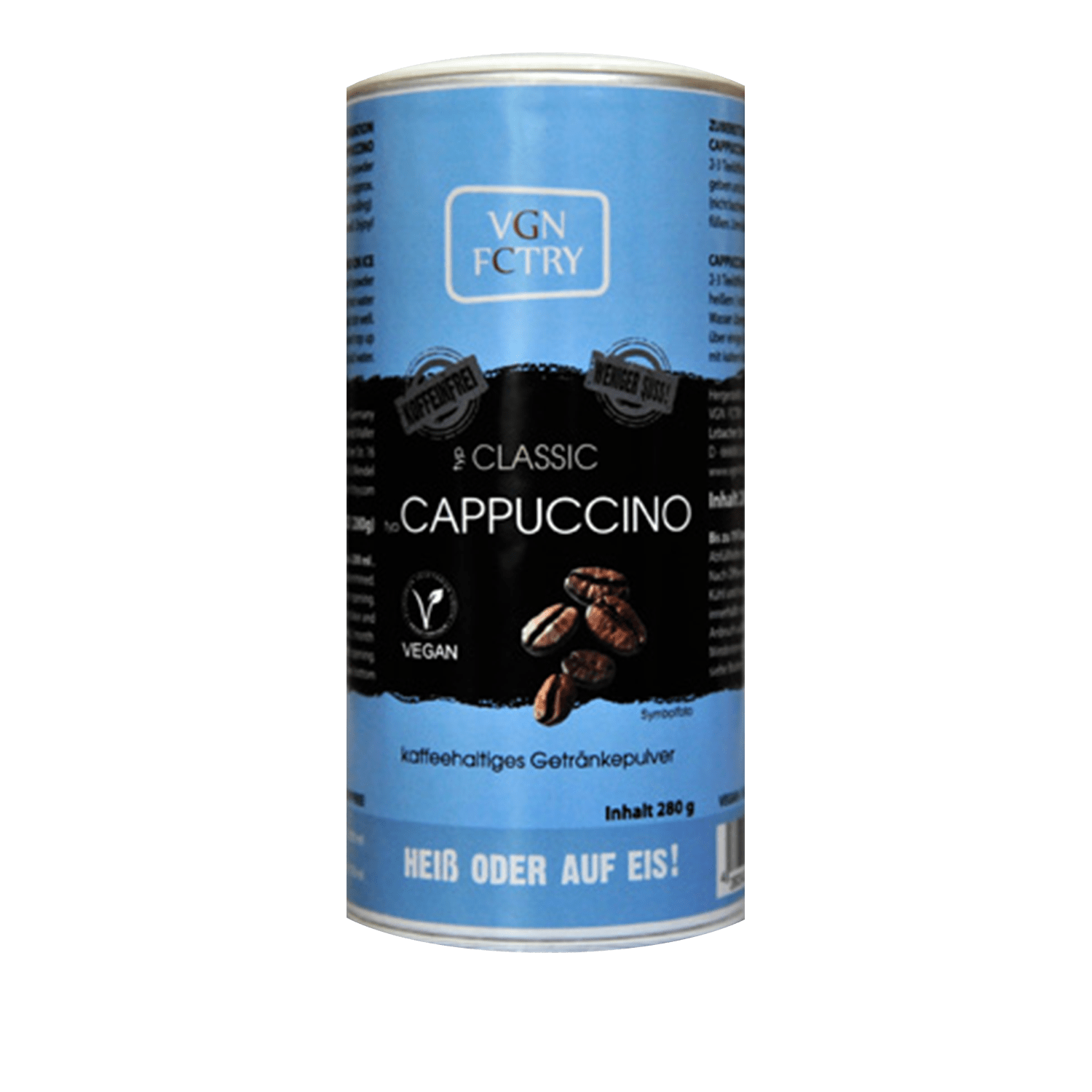 Instant Cappuccino Classic Weniger Süß Koffeinfrei