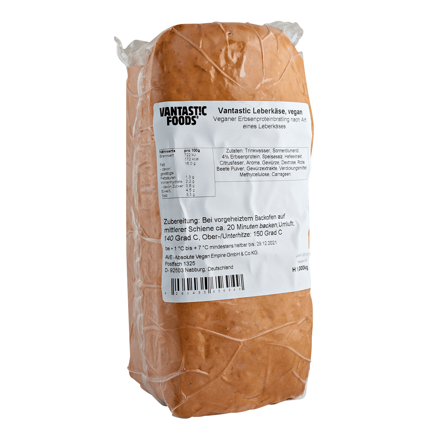 Veganer Vantastic Leberkäse