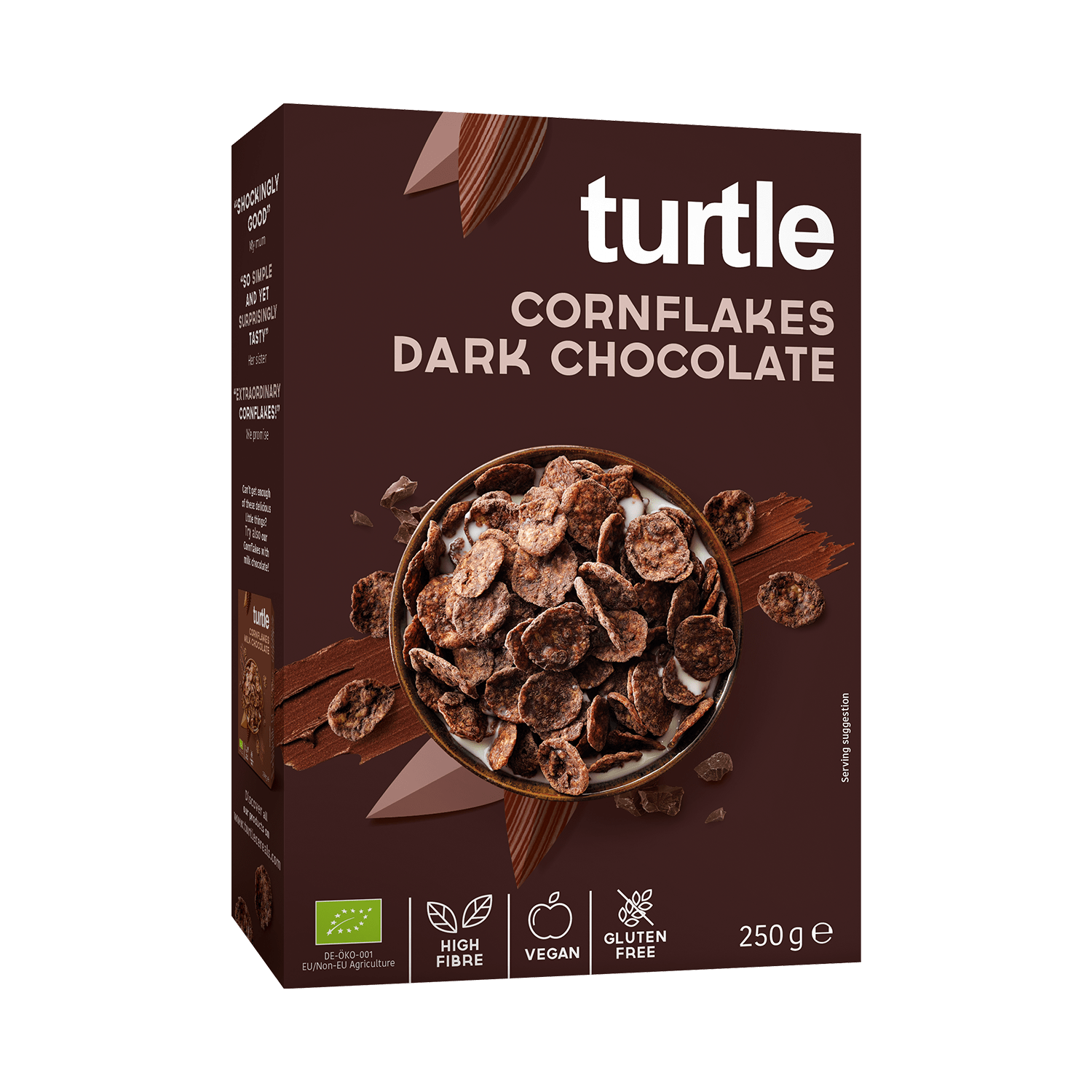Dark Chocolate Cornflakes, glutenfrei