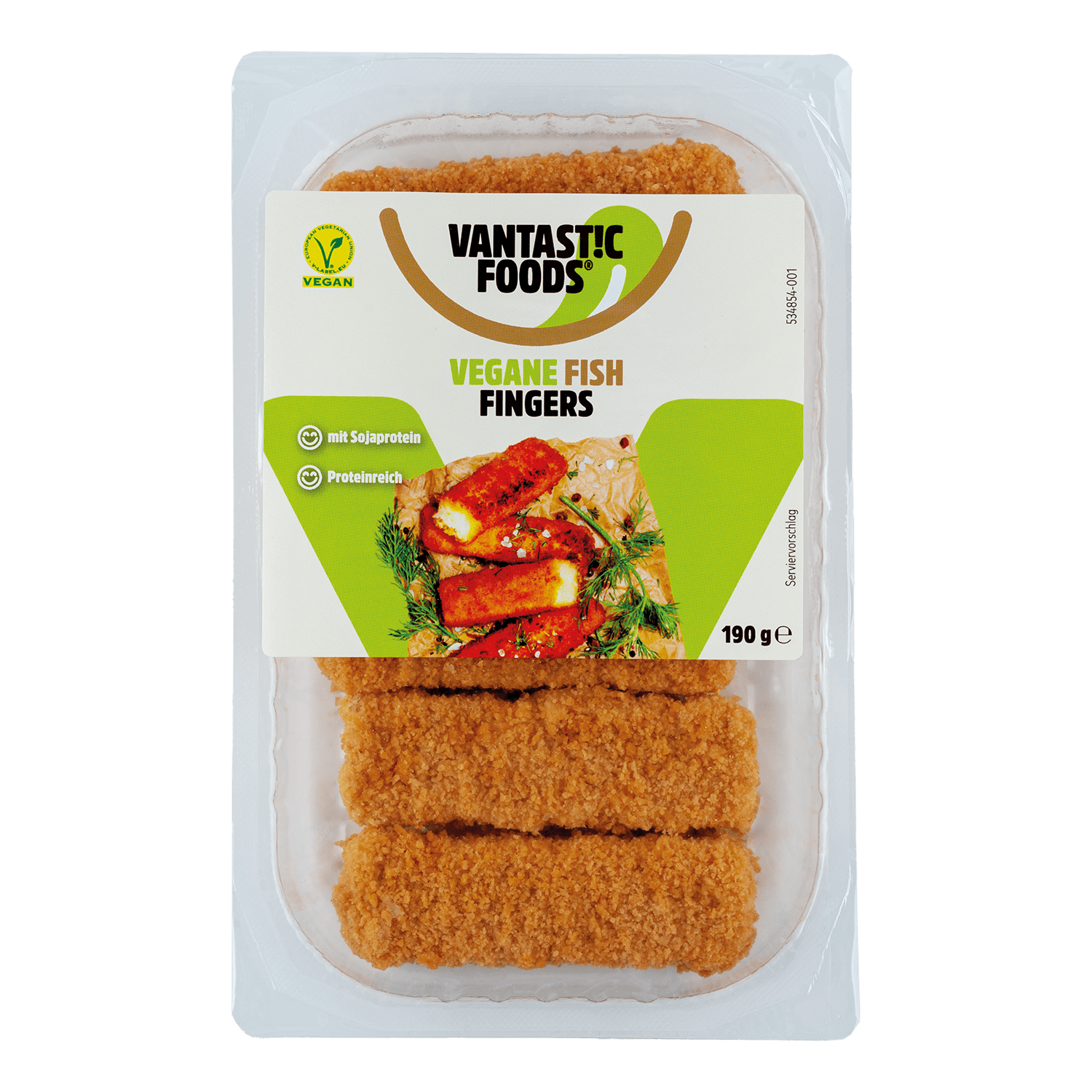 Vegane Vantastic Fish Fingers