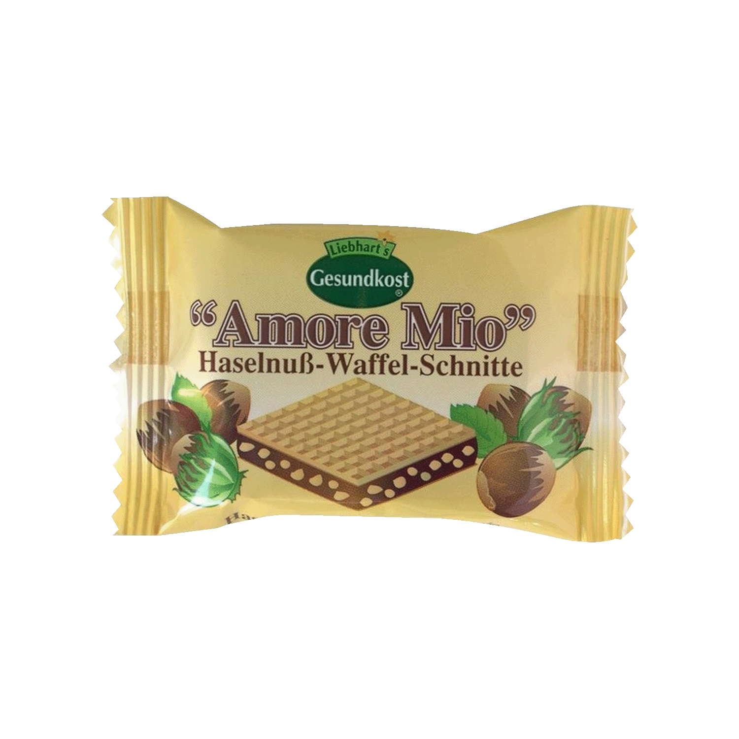 Amore Mio Haselnuss-Waffel-Schnitte