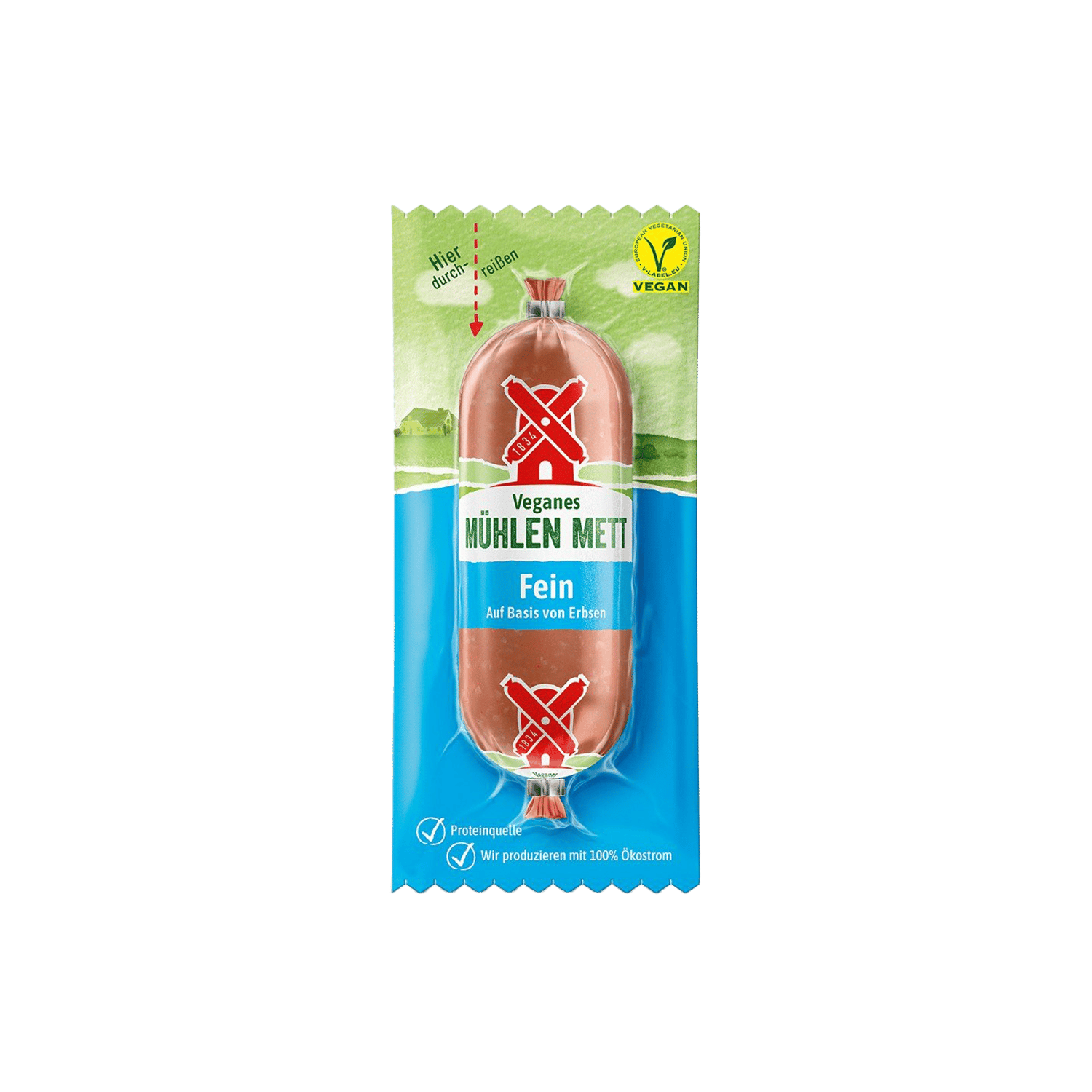 Veganes Mühlen Mett, fein