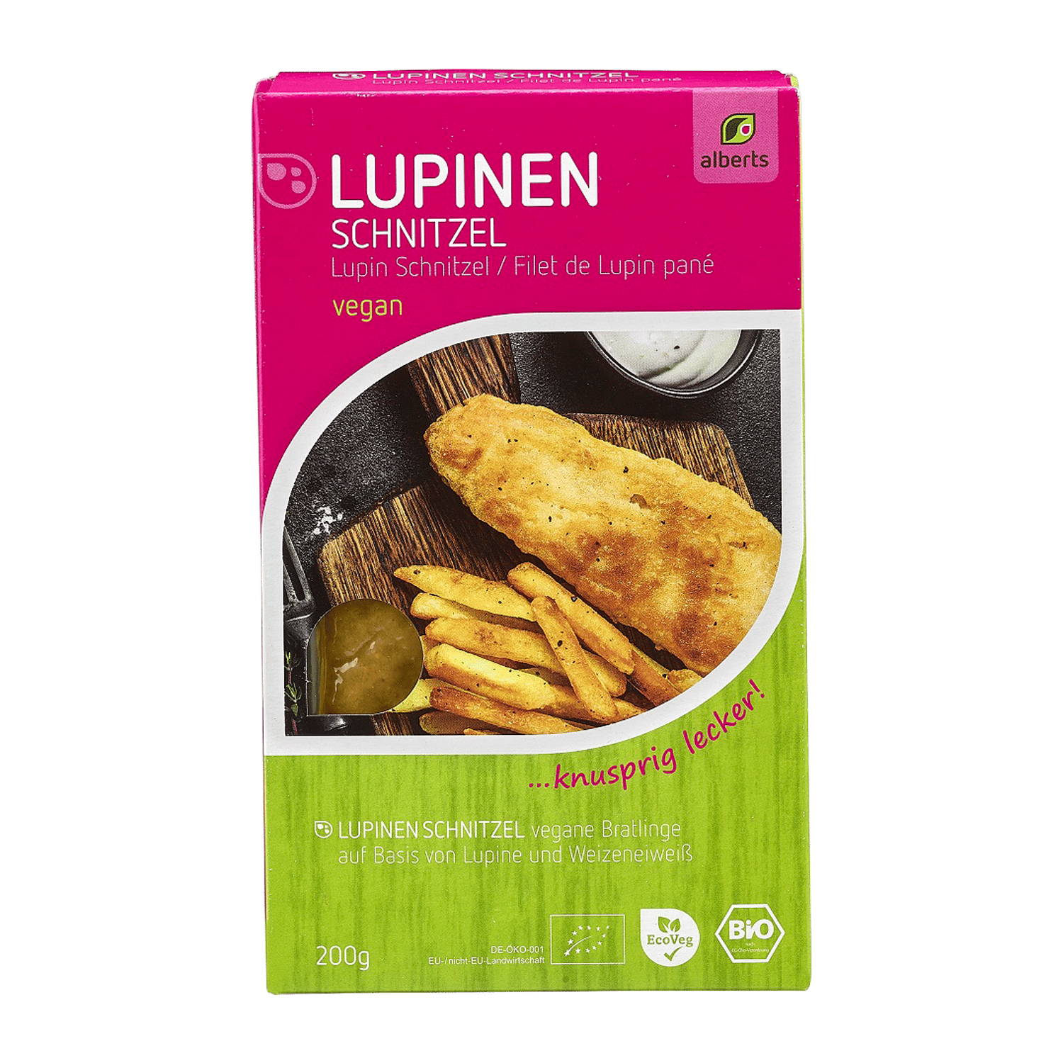 Lupinen-Schnitzel