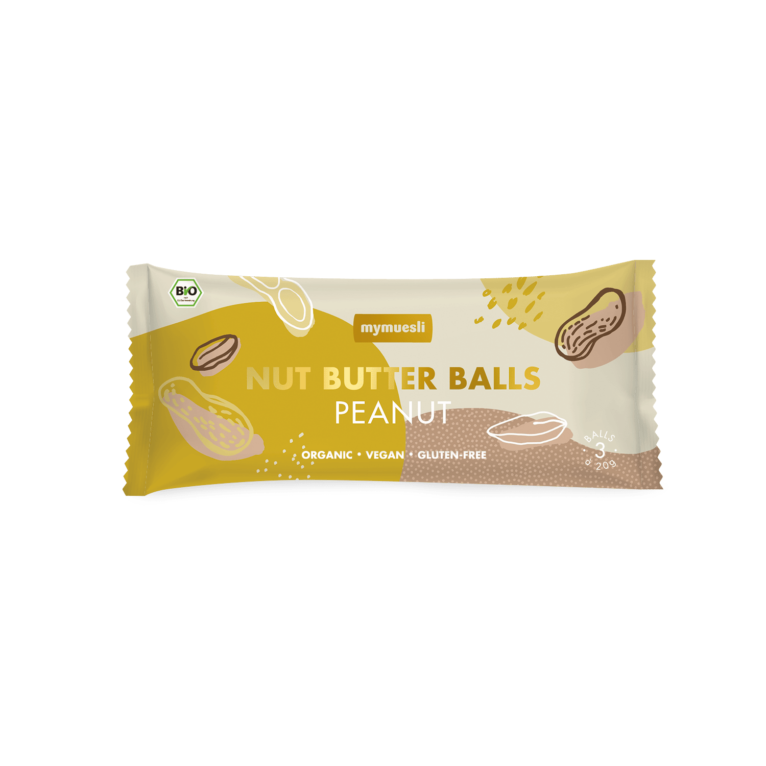 Nut Butter Balls Erdnuss