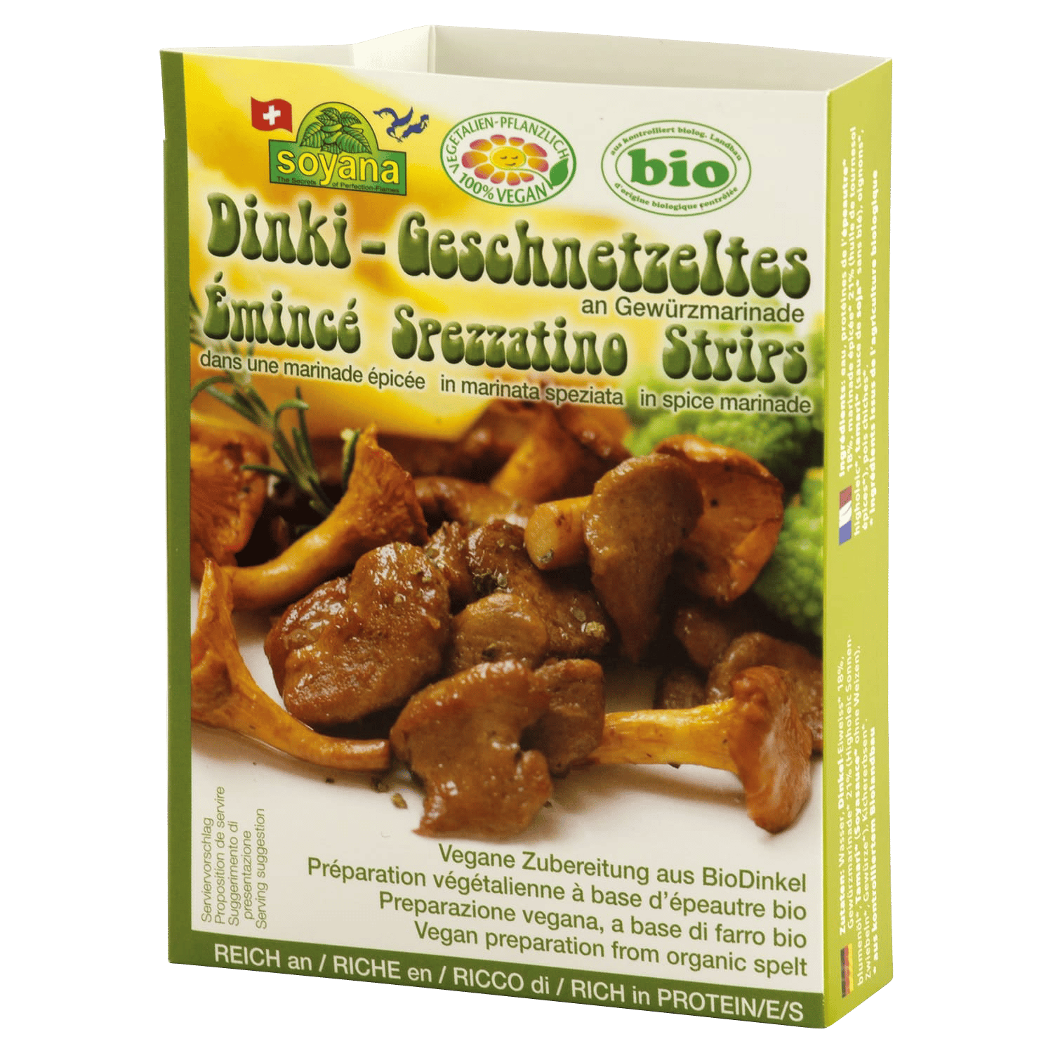 Dinki Geschnetzeltes an Gewürzmarinade