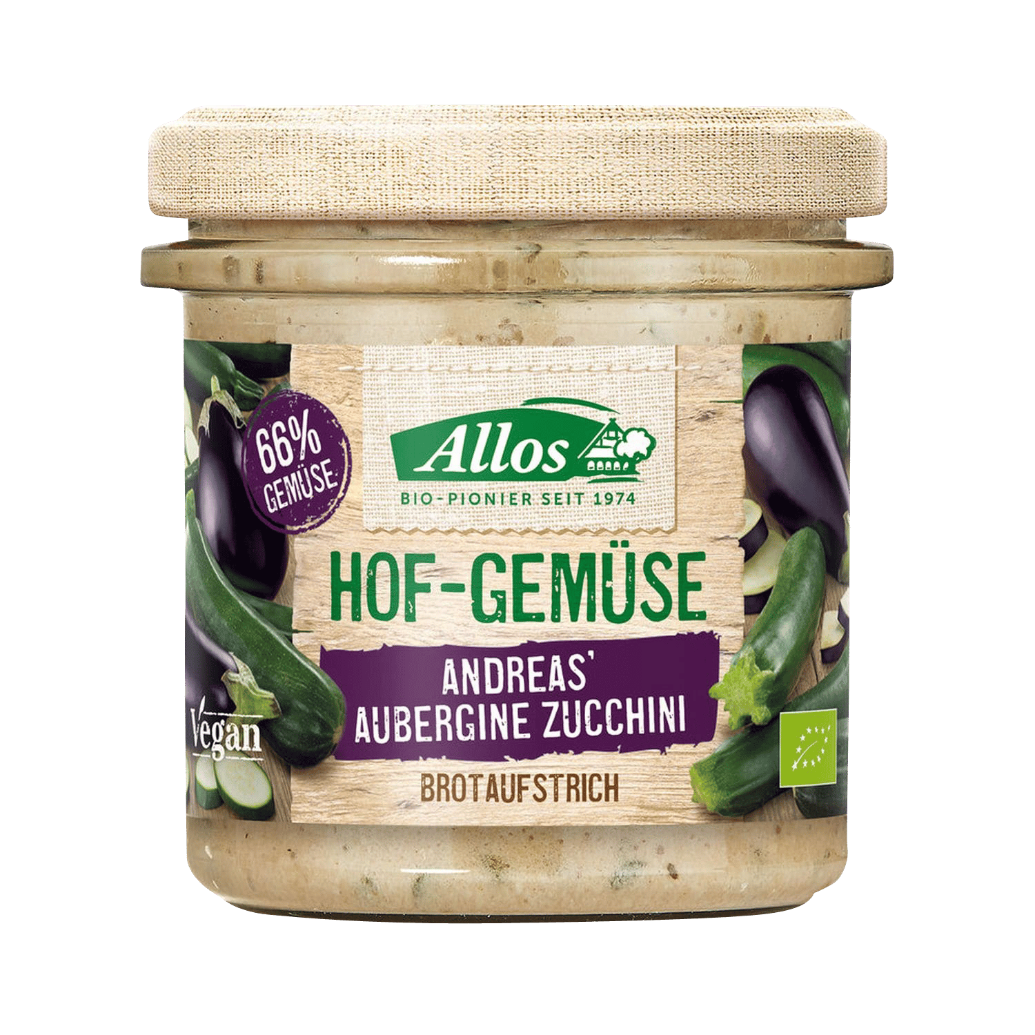 Hofgemüse Andreas Aubergine Zucchini Brotaufstrich