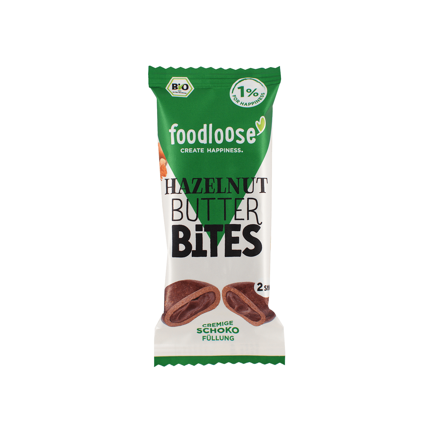 Haselnussmus Bites Schoko