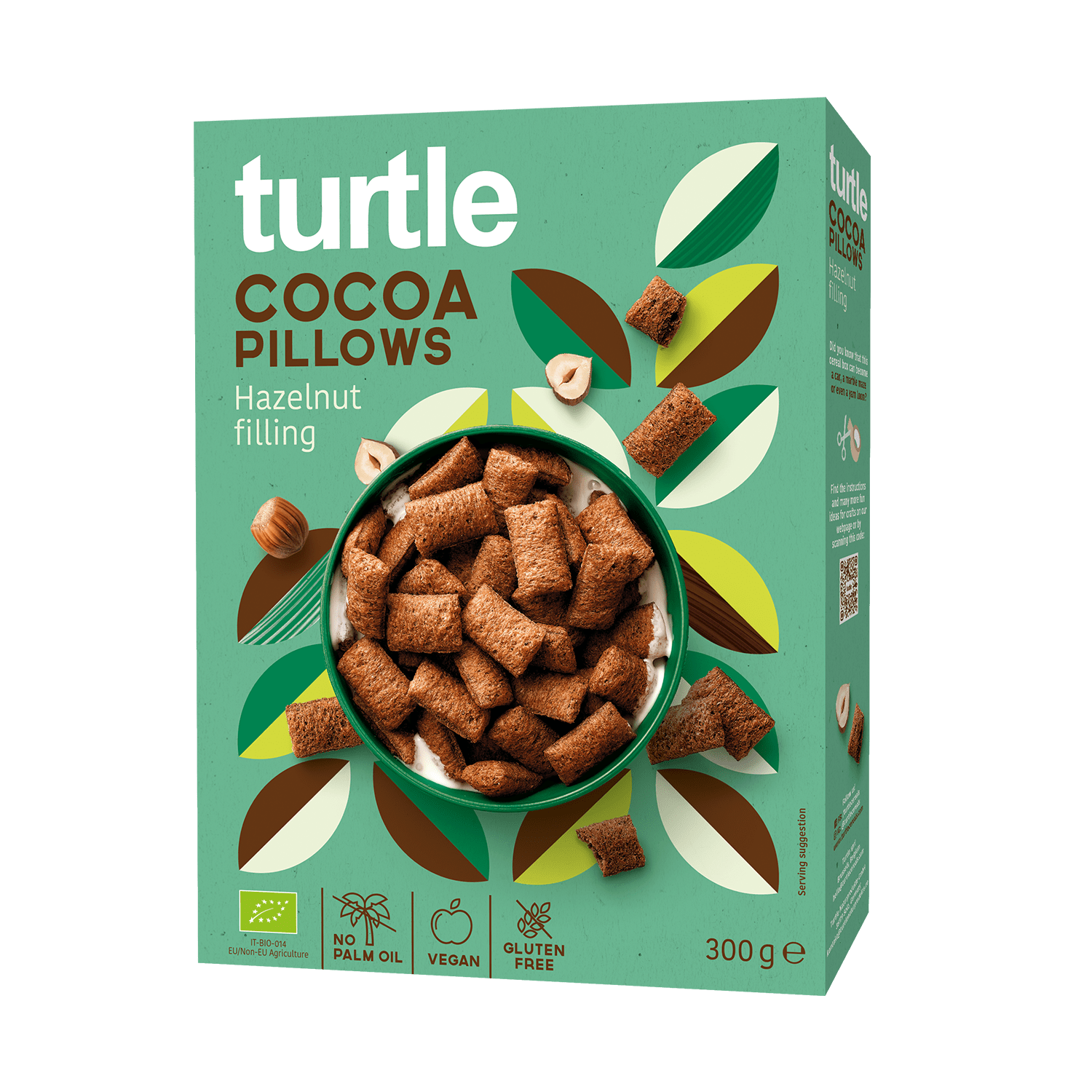 Cocoa Pillows With Hazelnut Filling