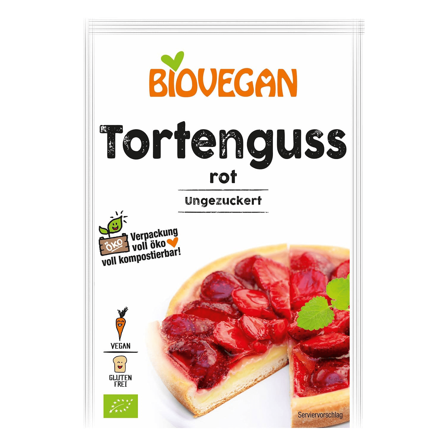 Tortenguss Rot, ungezuckert