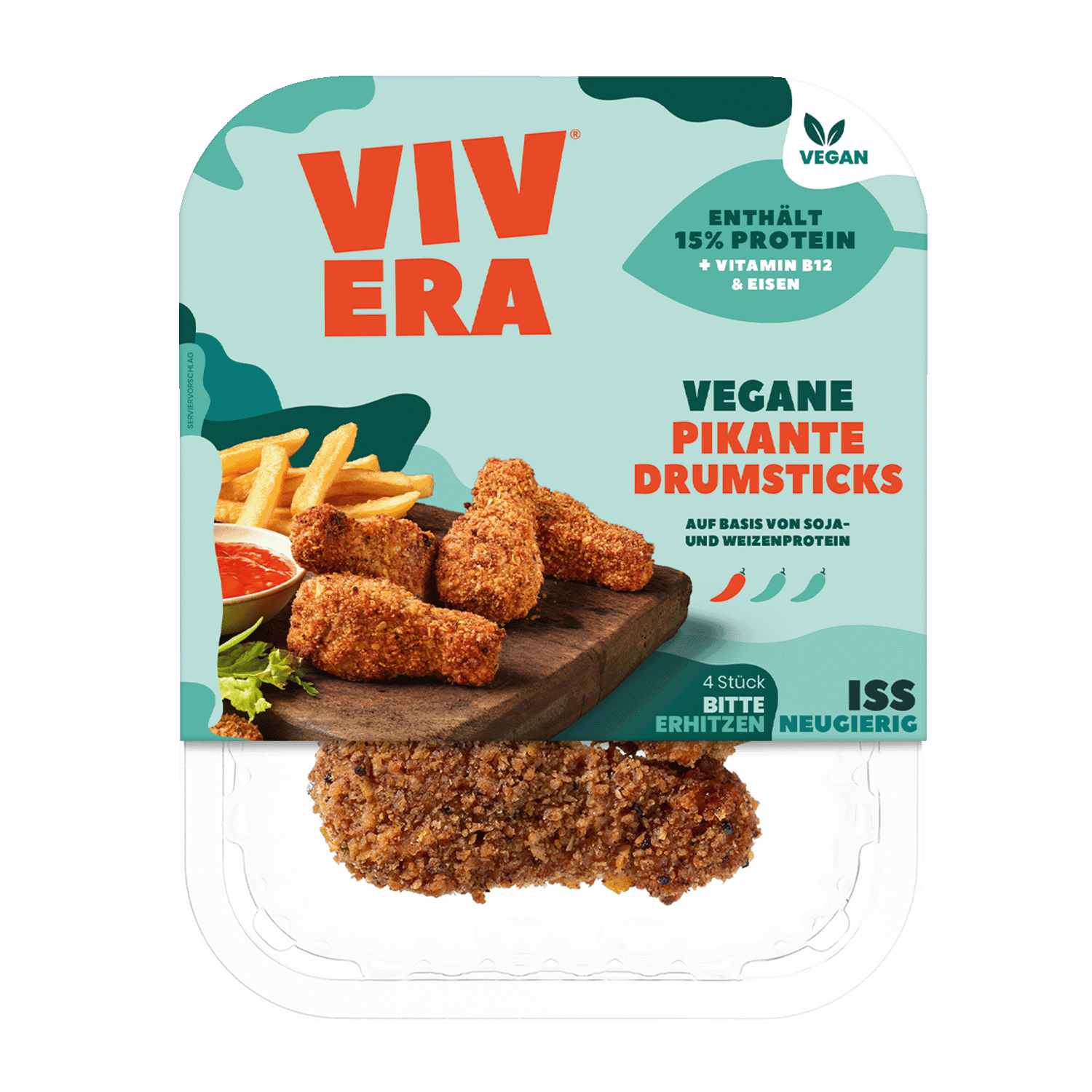 Vegane Pikante Drumsticks