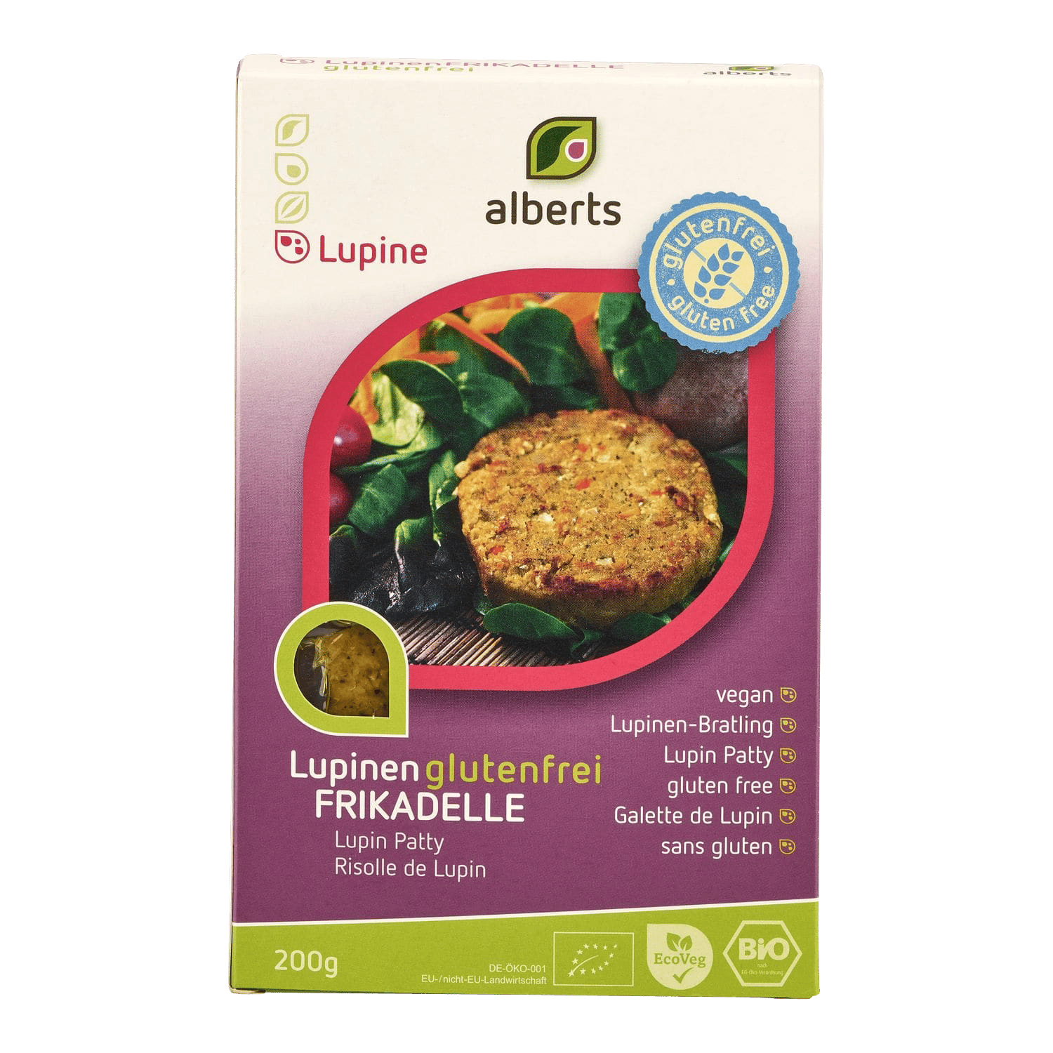 Lupinen Frikadelle glutenfrei