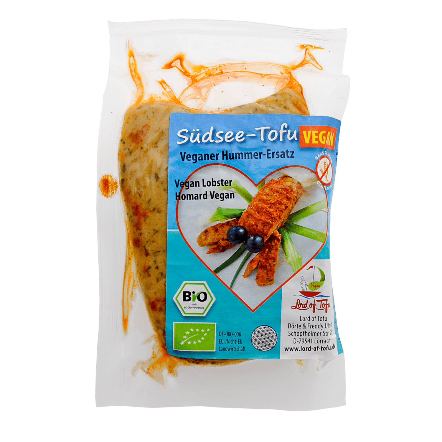 Südsee-Tofu Veganer Hummer-Ersatz