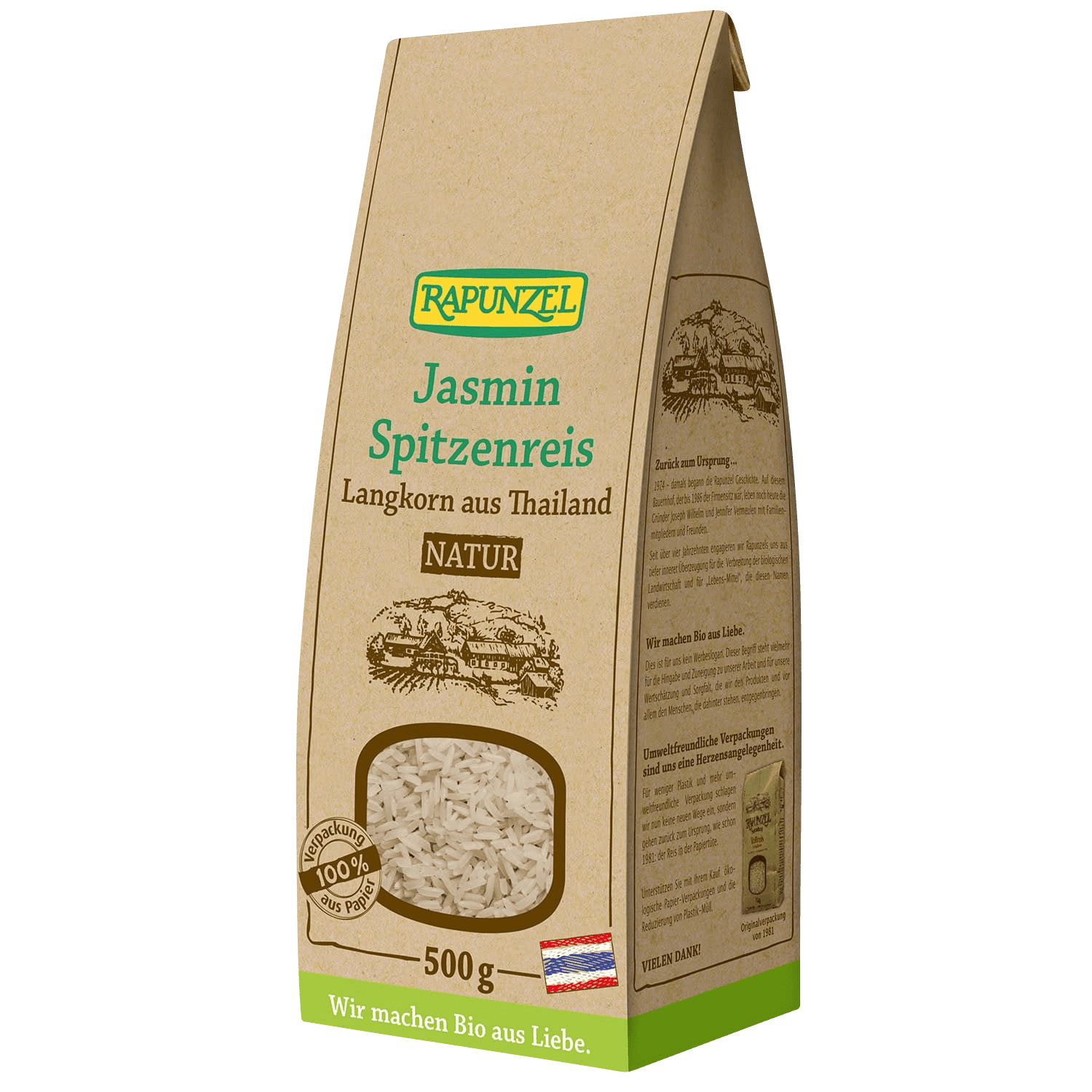 Jasmin Spitzenreis Langkorn Natur