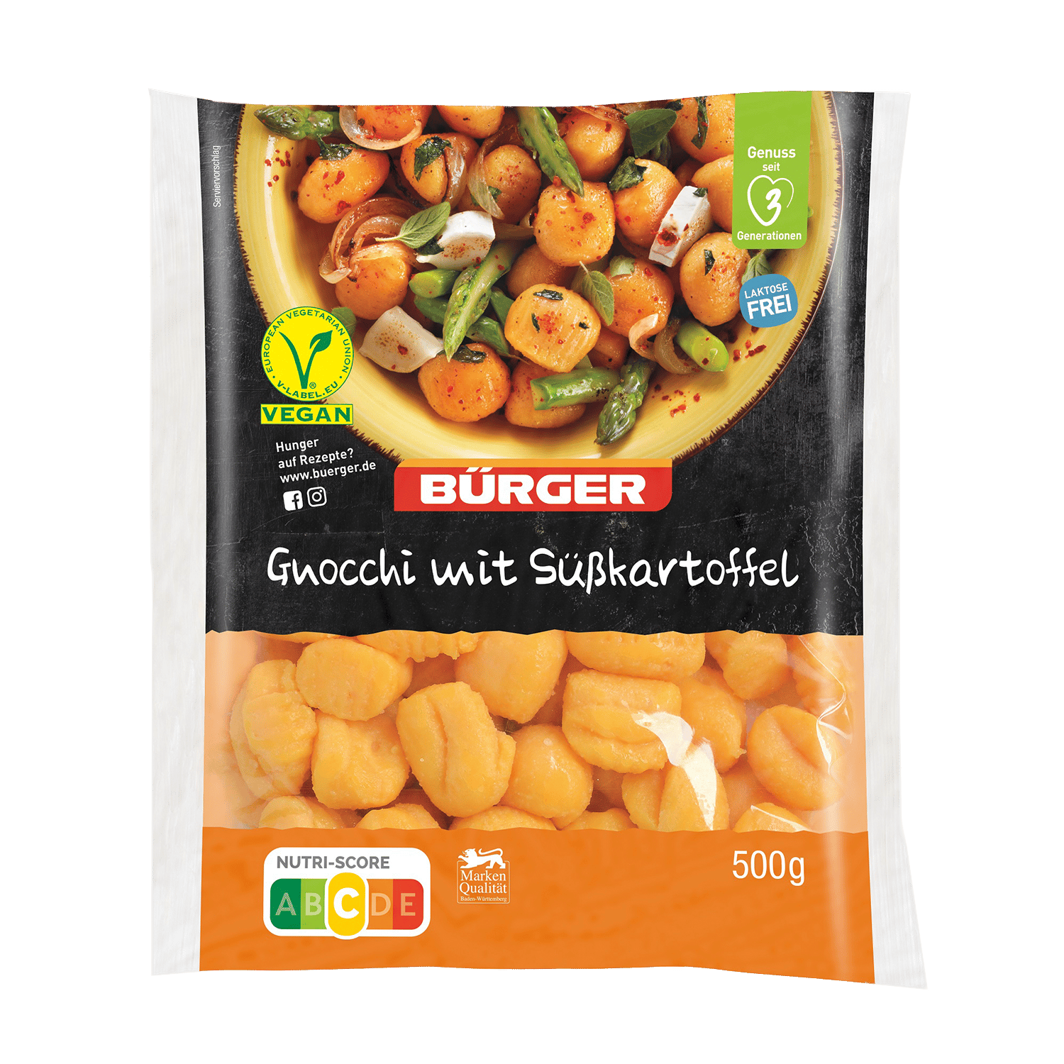 Gnocchi mit Süsskartoffel