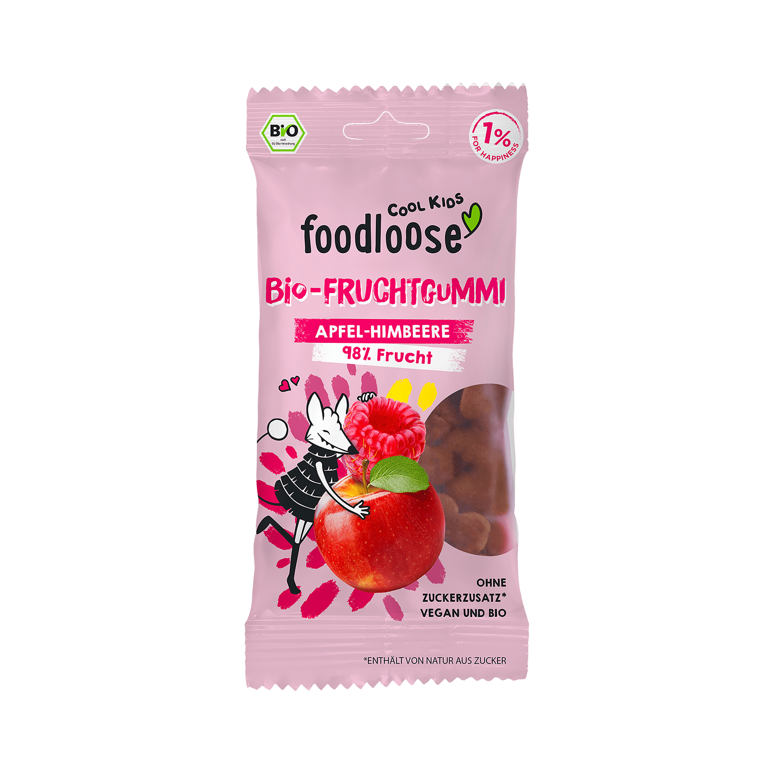 Fruchtgummi Apfel-Himbeere