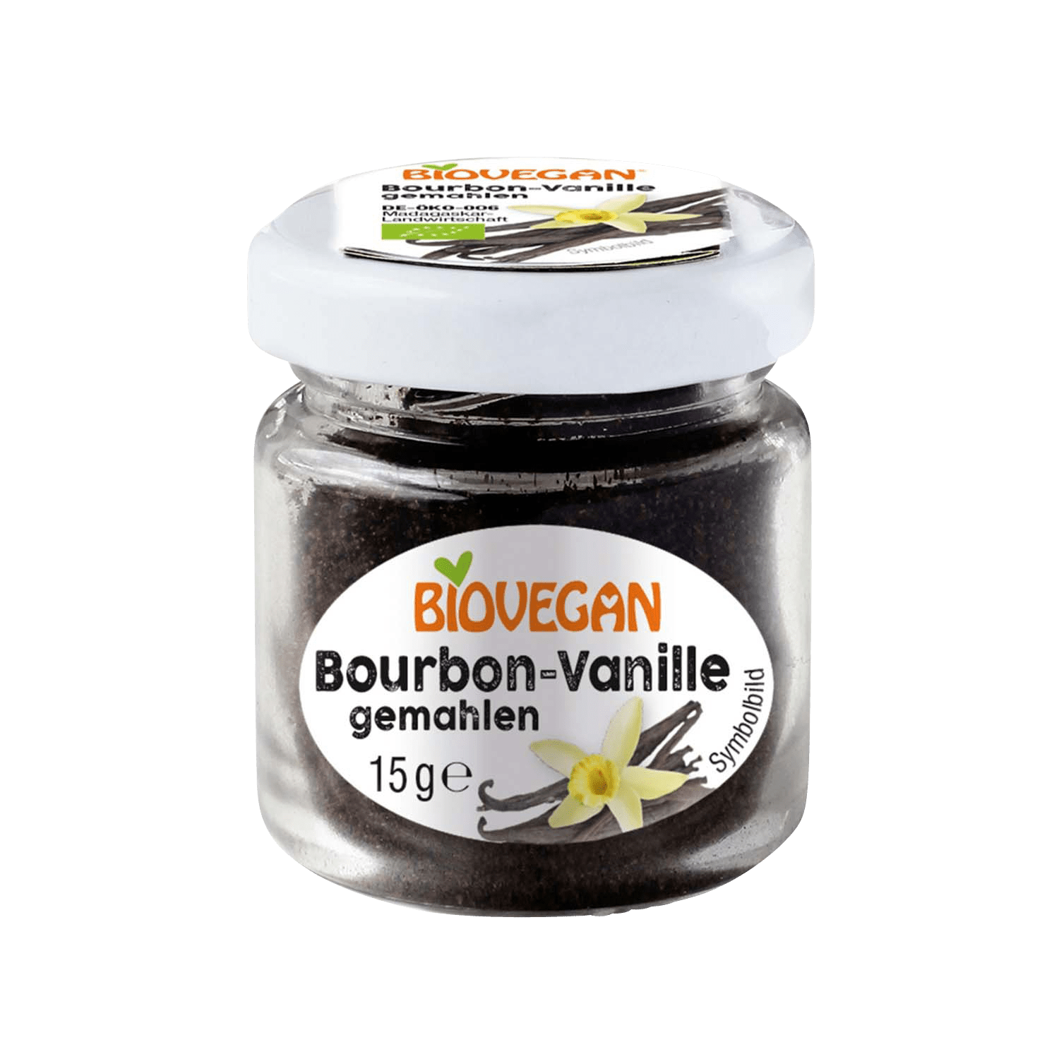 Bourbon Vanille im Glas, gemahlen