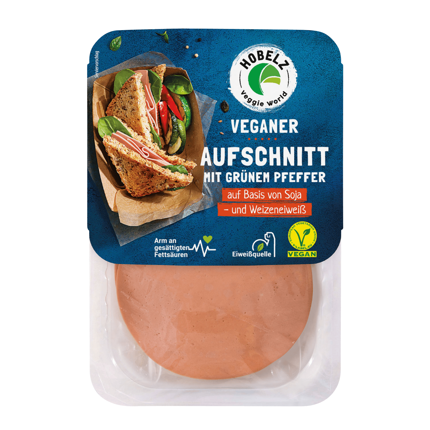 Veganer Aufschnitt Pfeffer