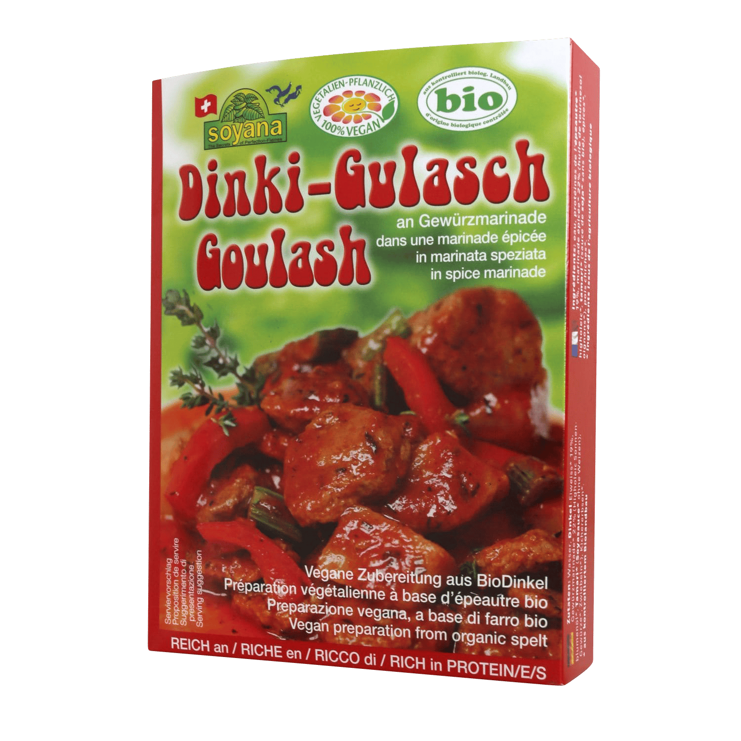 Dinki Gulasch an Gewürzmarinade