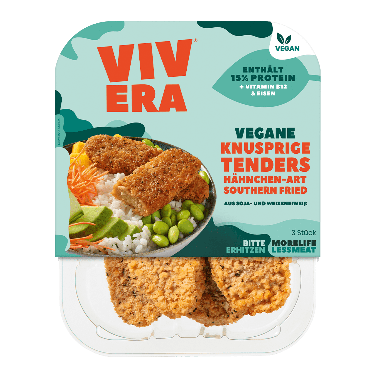 Vegane Knusprige Tenders Hähnchen-Art