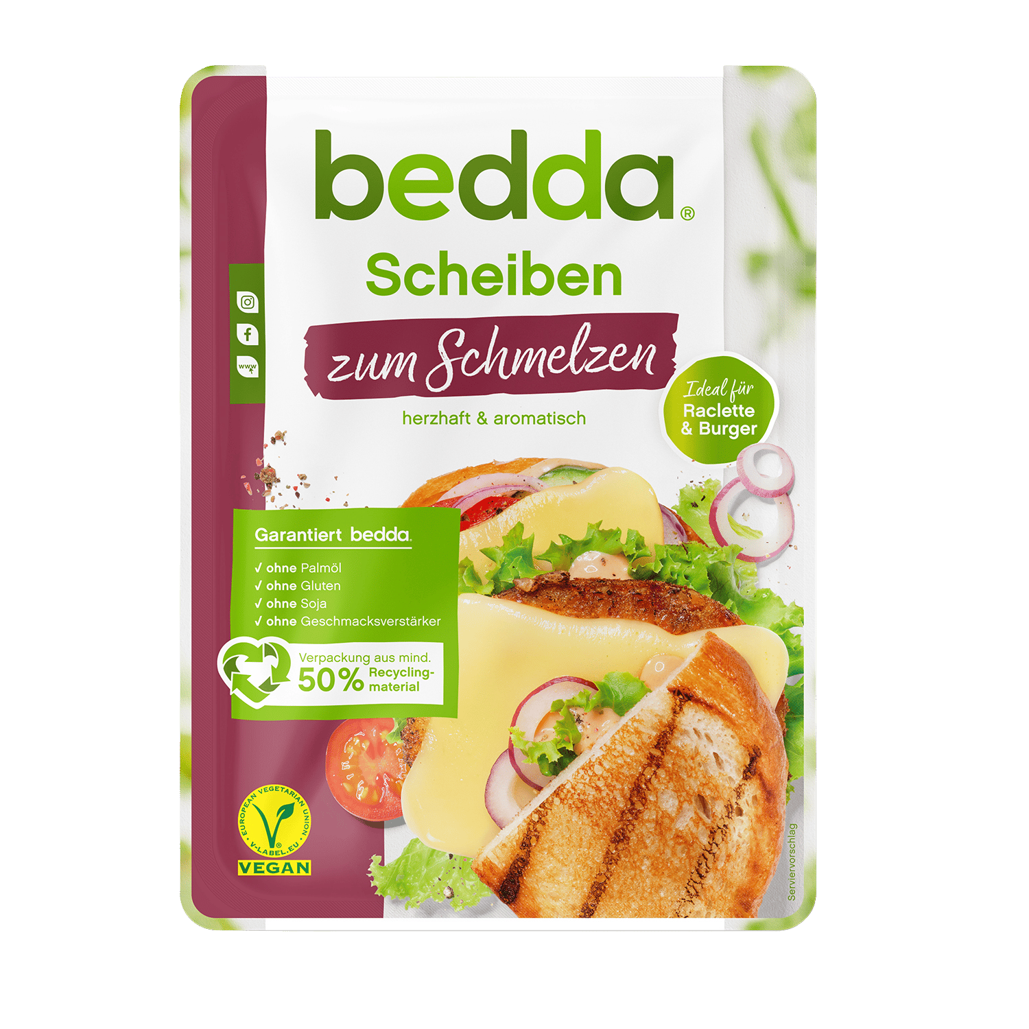 Scheiben zum Schmelzen