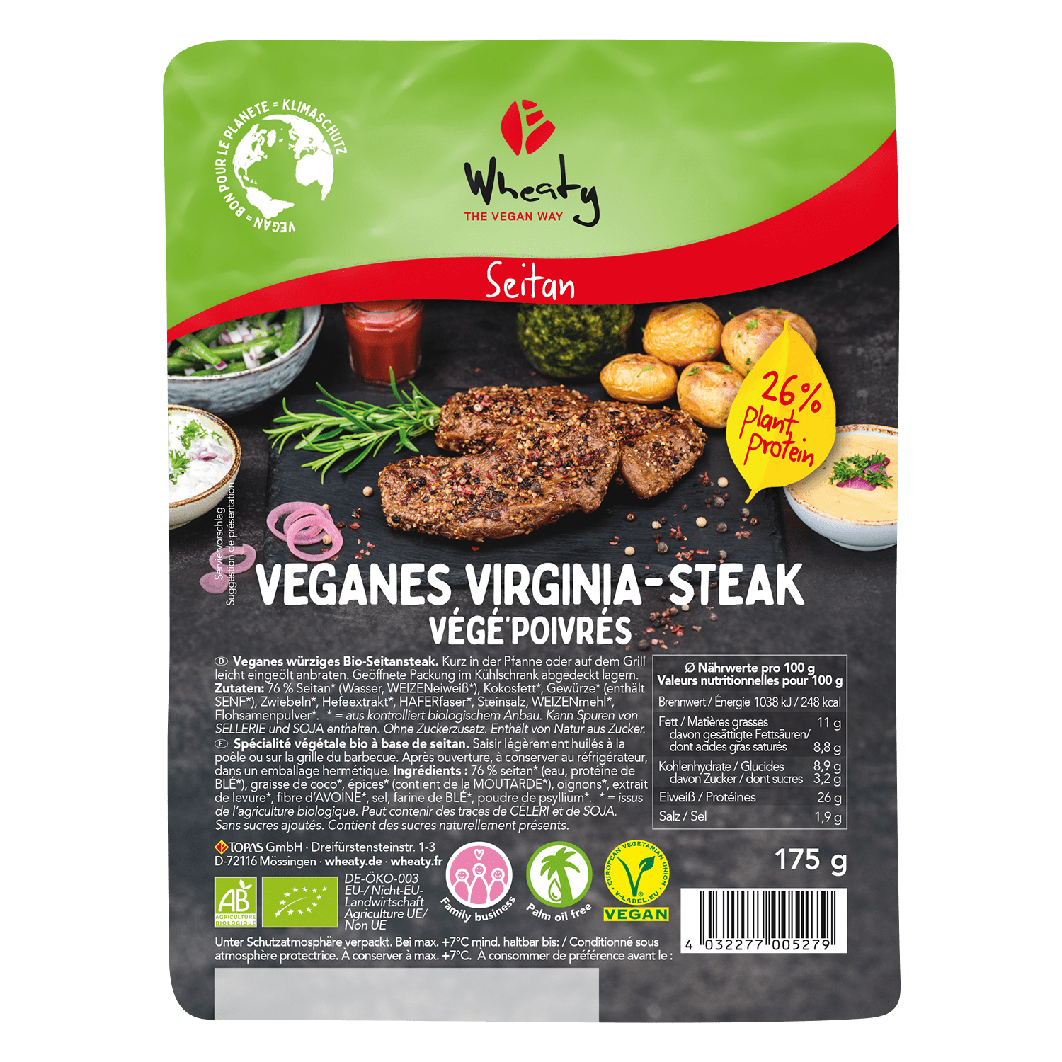 Veganes Virginia-Steak