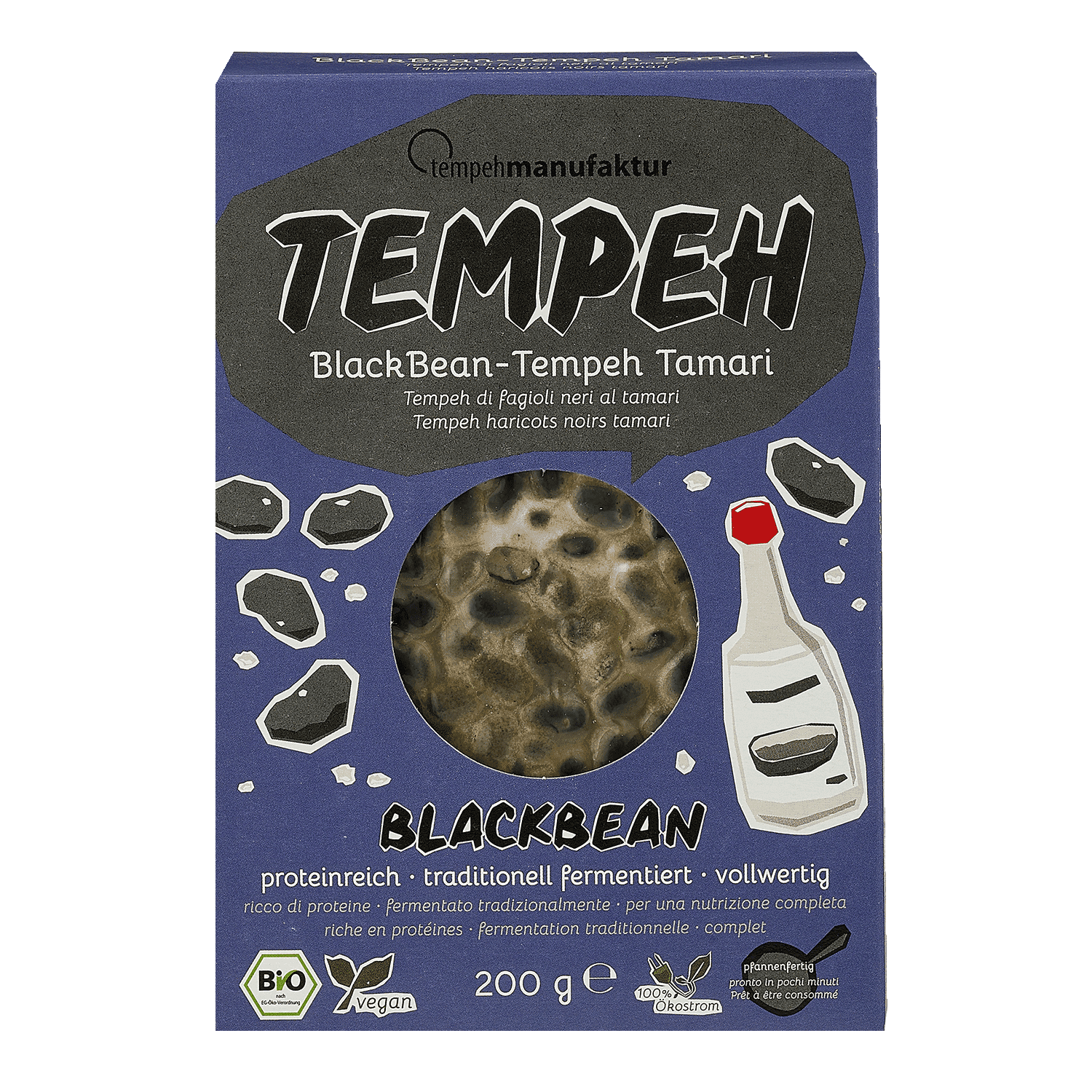 Blackbean-Tempeh Tamari