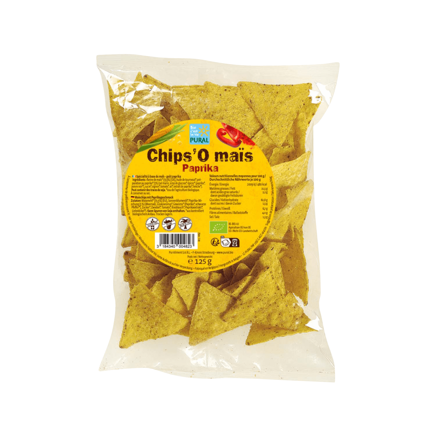 Mais-Chips Paprika