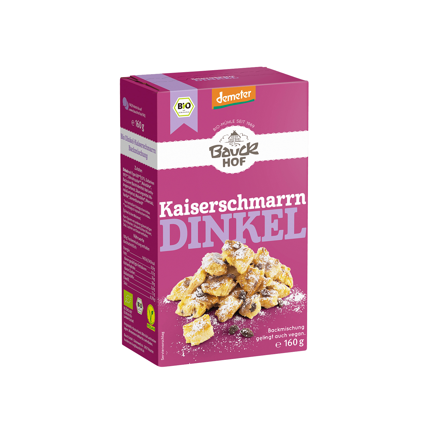 Dinkel Kaiserschmarrn Backmischung
