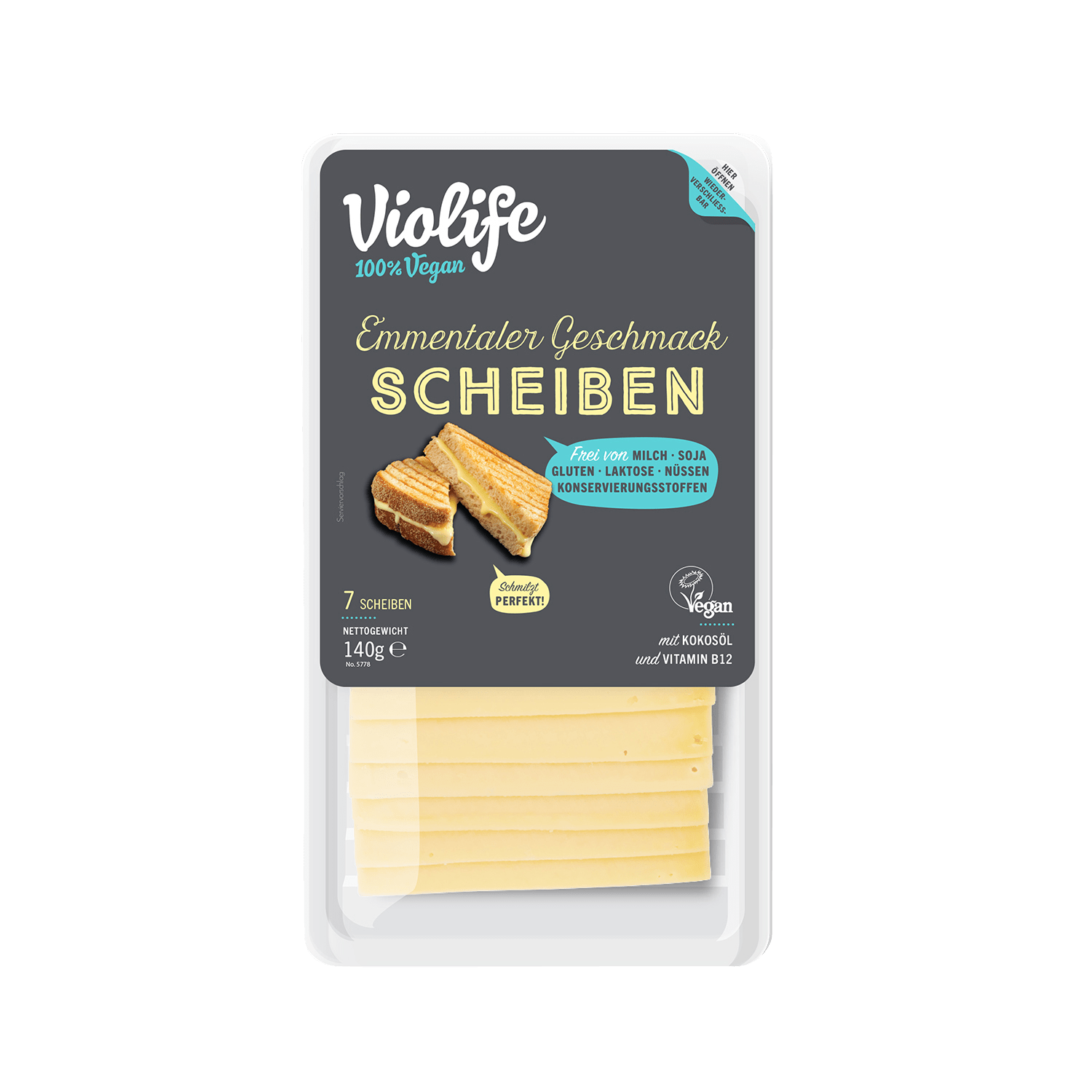 Scheiben Emmentaler Geschmack