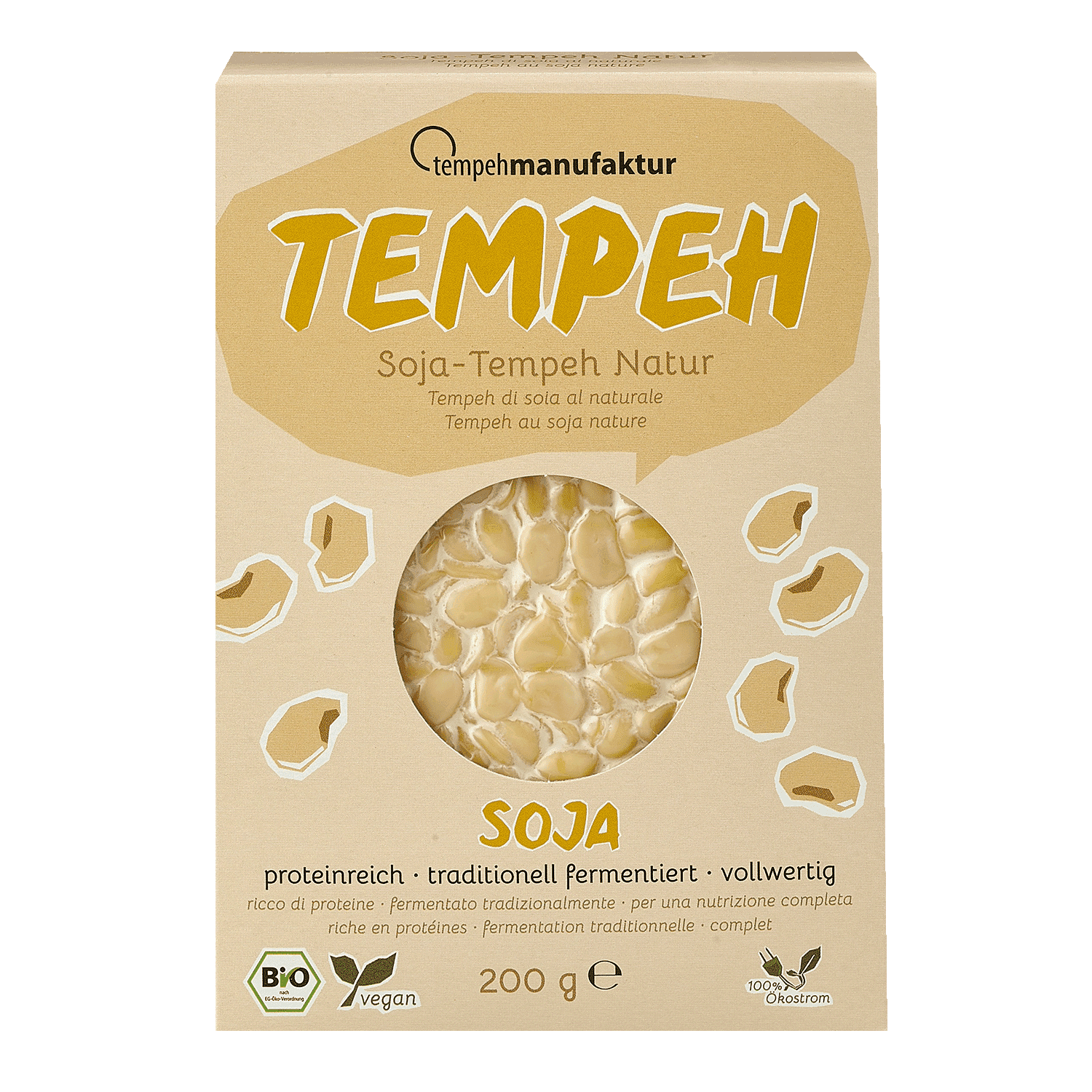 Soja-Tempeh Natur