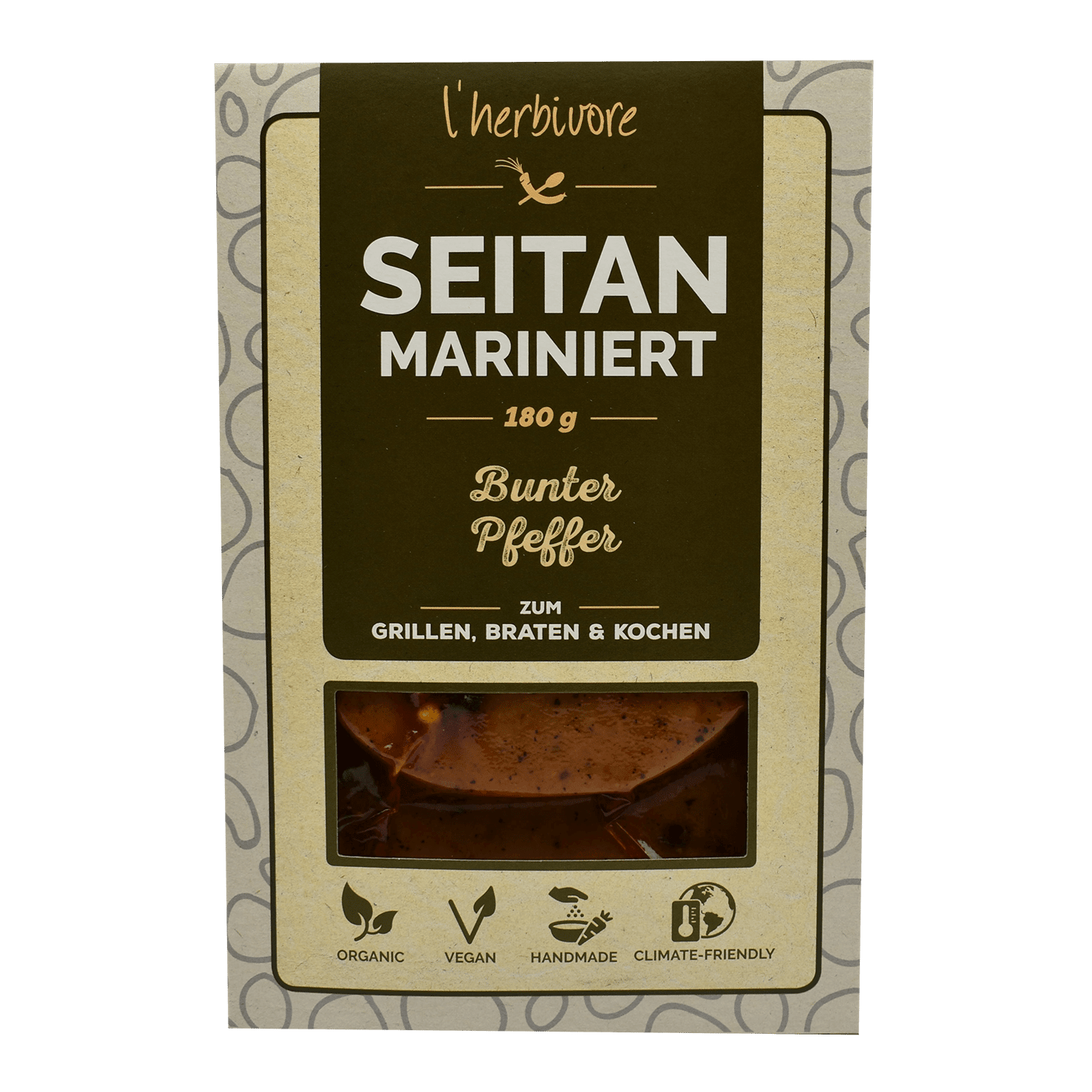 Seitan Mariniert Bunter Pfeffer