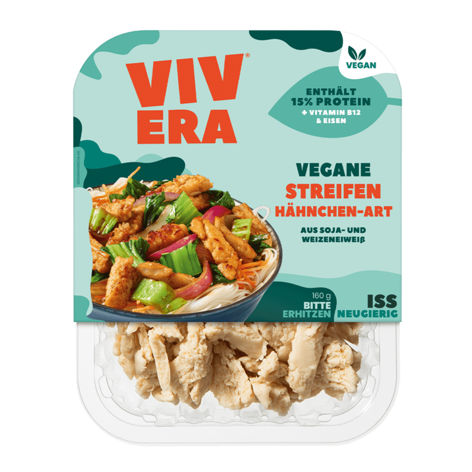 Vegane Streifen Hähnchen-Art